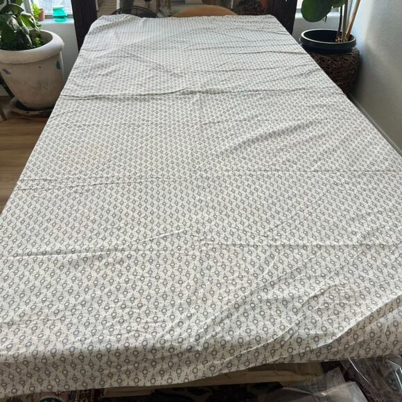 Threshold Duvet Cover Full Queen Boho Medallion Orange Gray Paisley - Picture 4 of 8